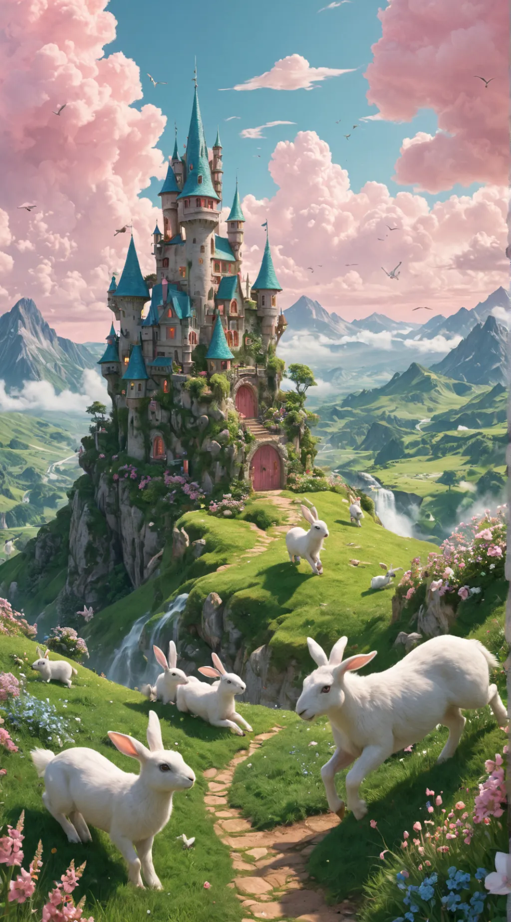 ai character: •°~•CREATION•~°• background