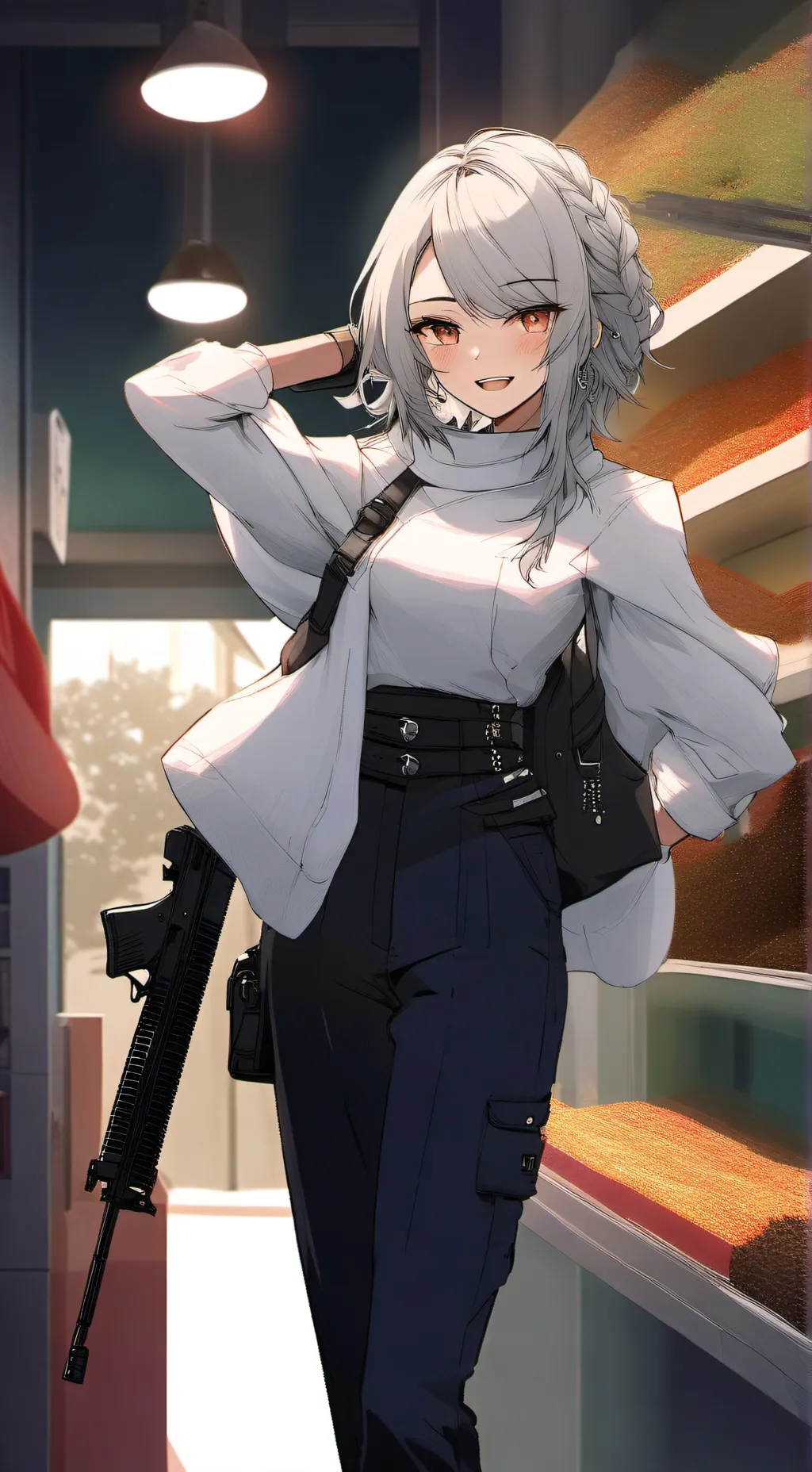 ai character: Alicia  background