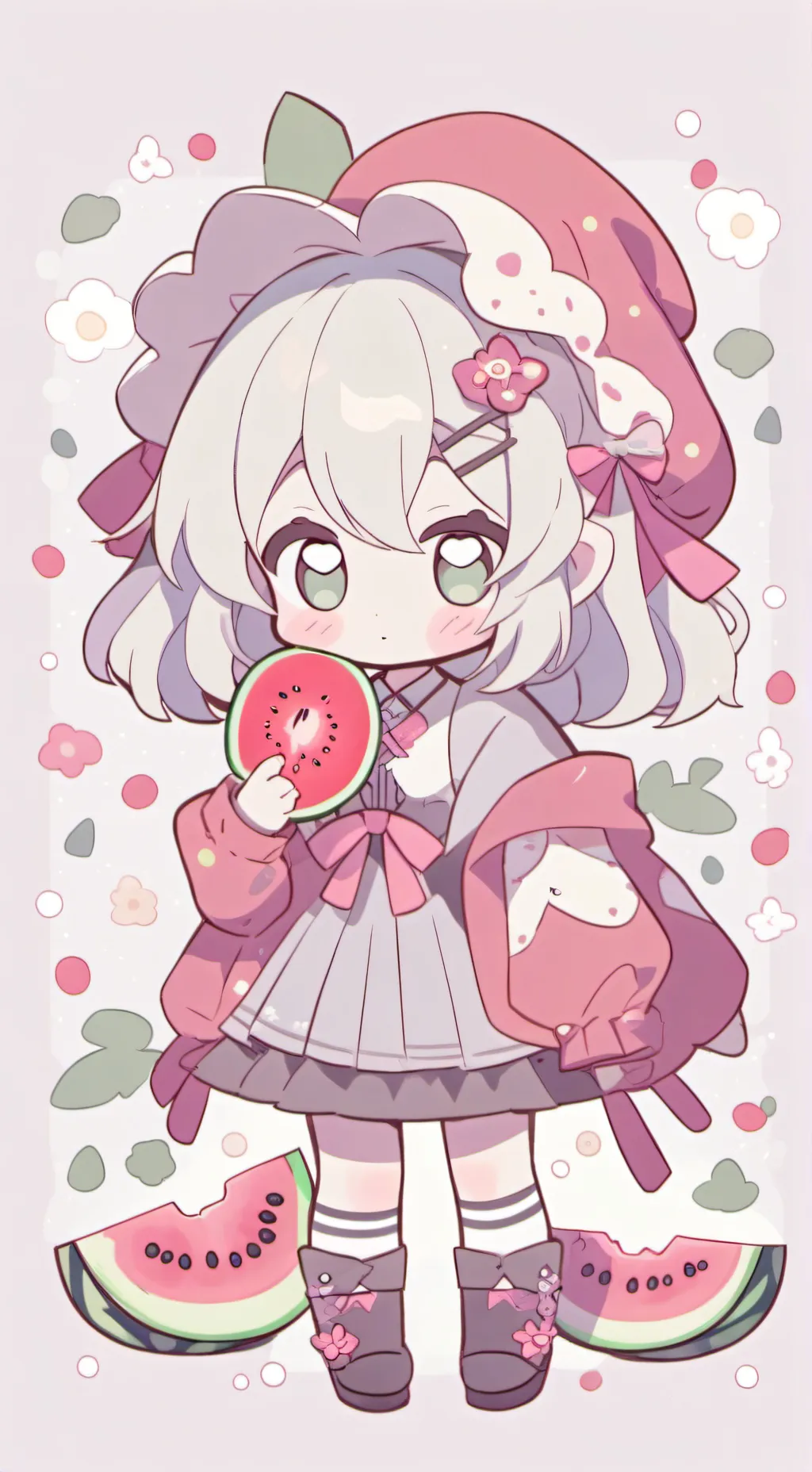 ai character: Sussy melon background