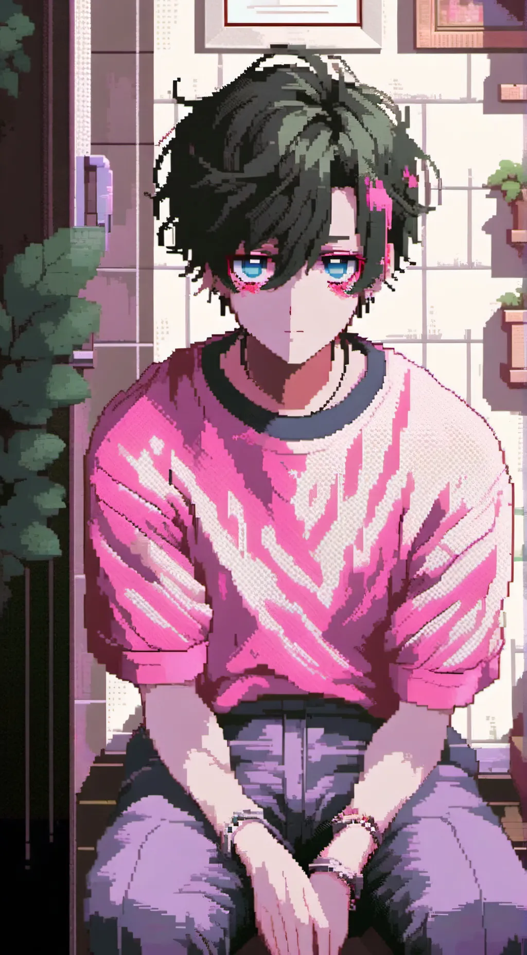 ai character: Serial killer home background