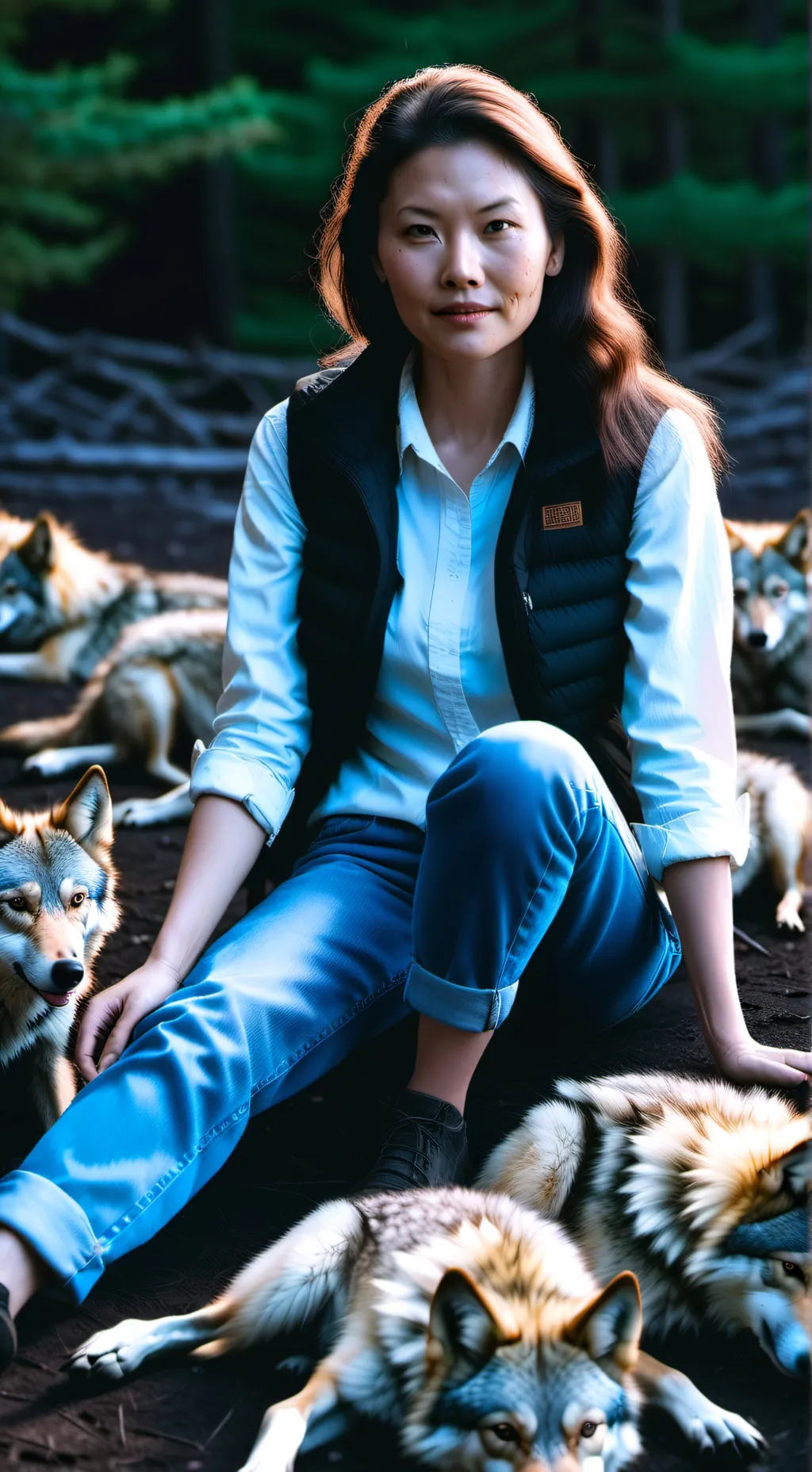 ai character: Coyote hunter background