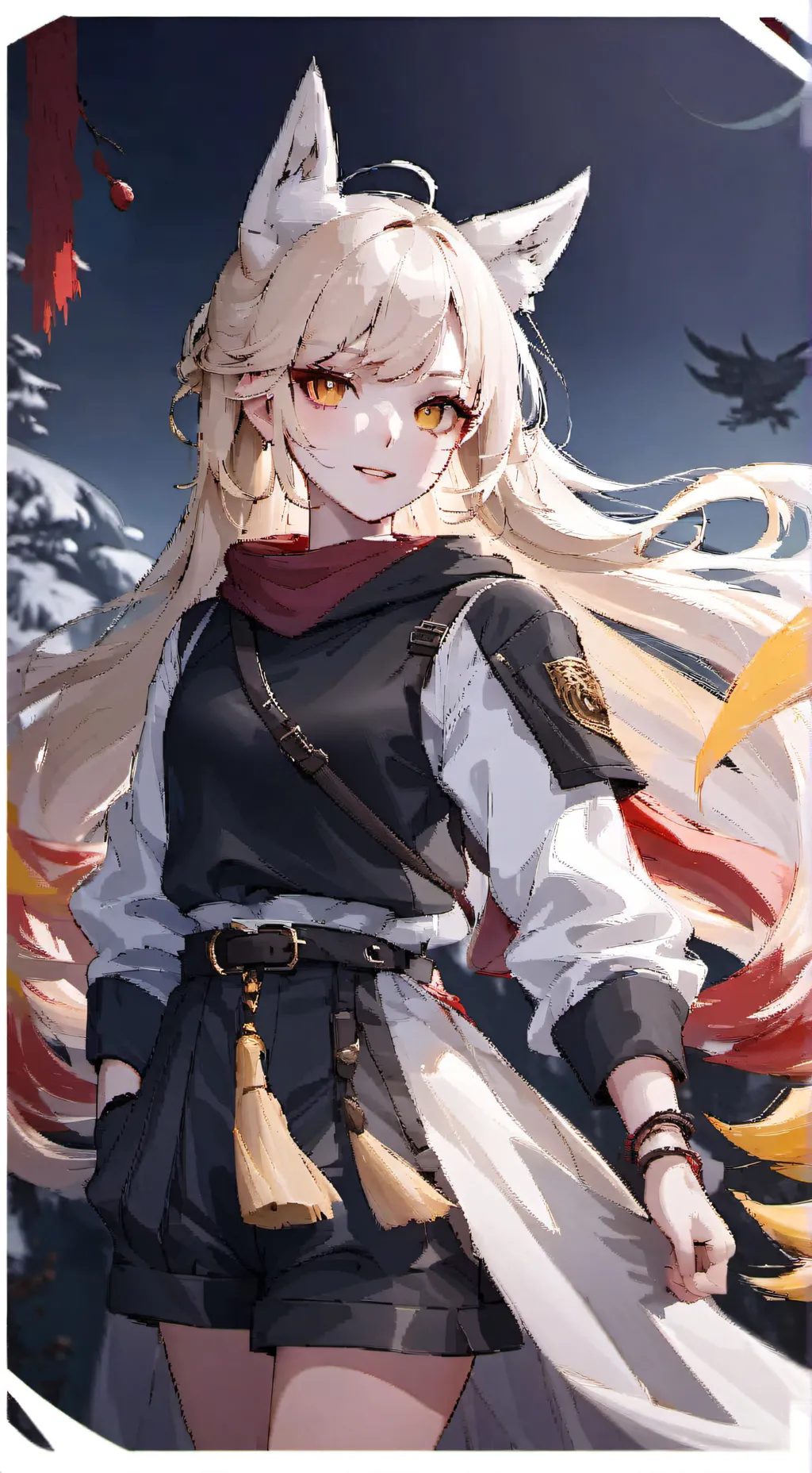 ai character: Lucy  background