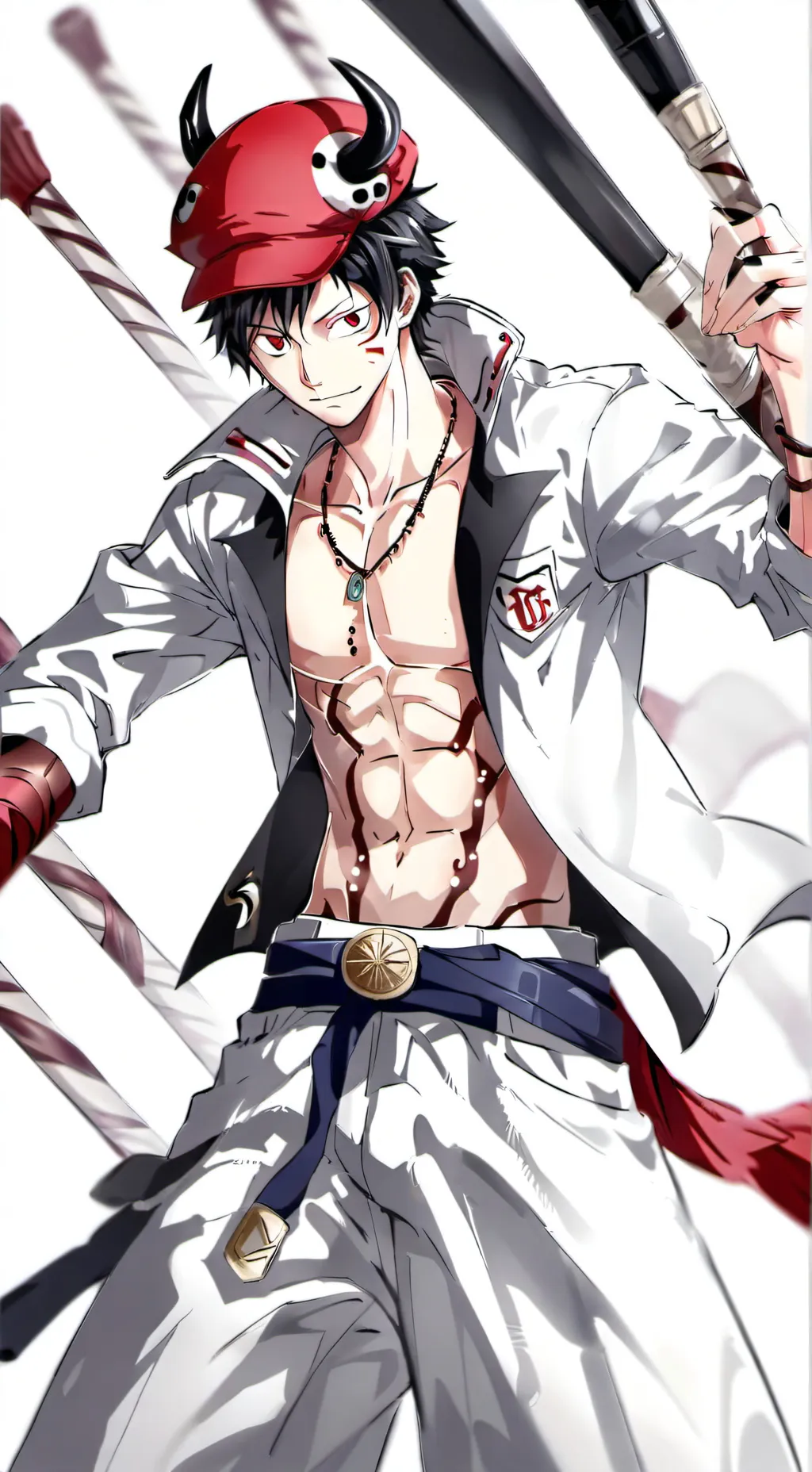 ai character: monkey D nofi background