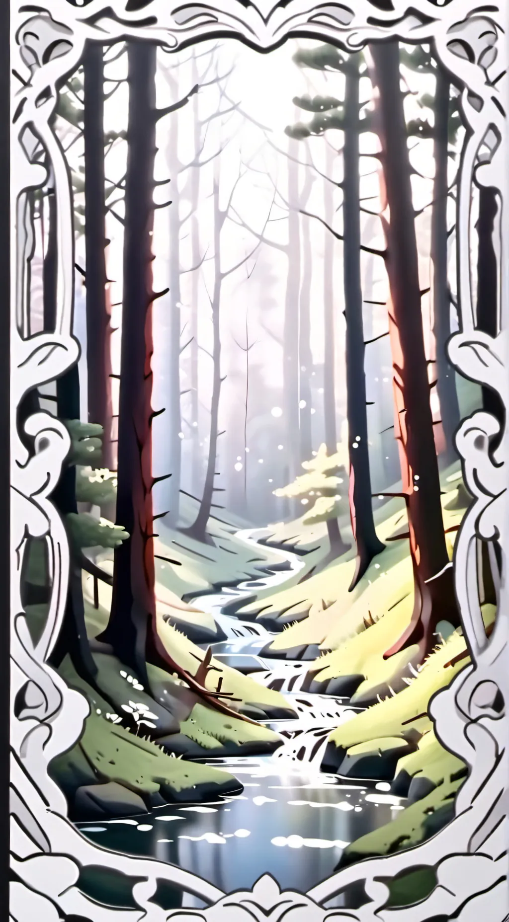 ai character: El bosque kmt background
