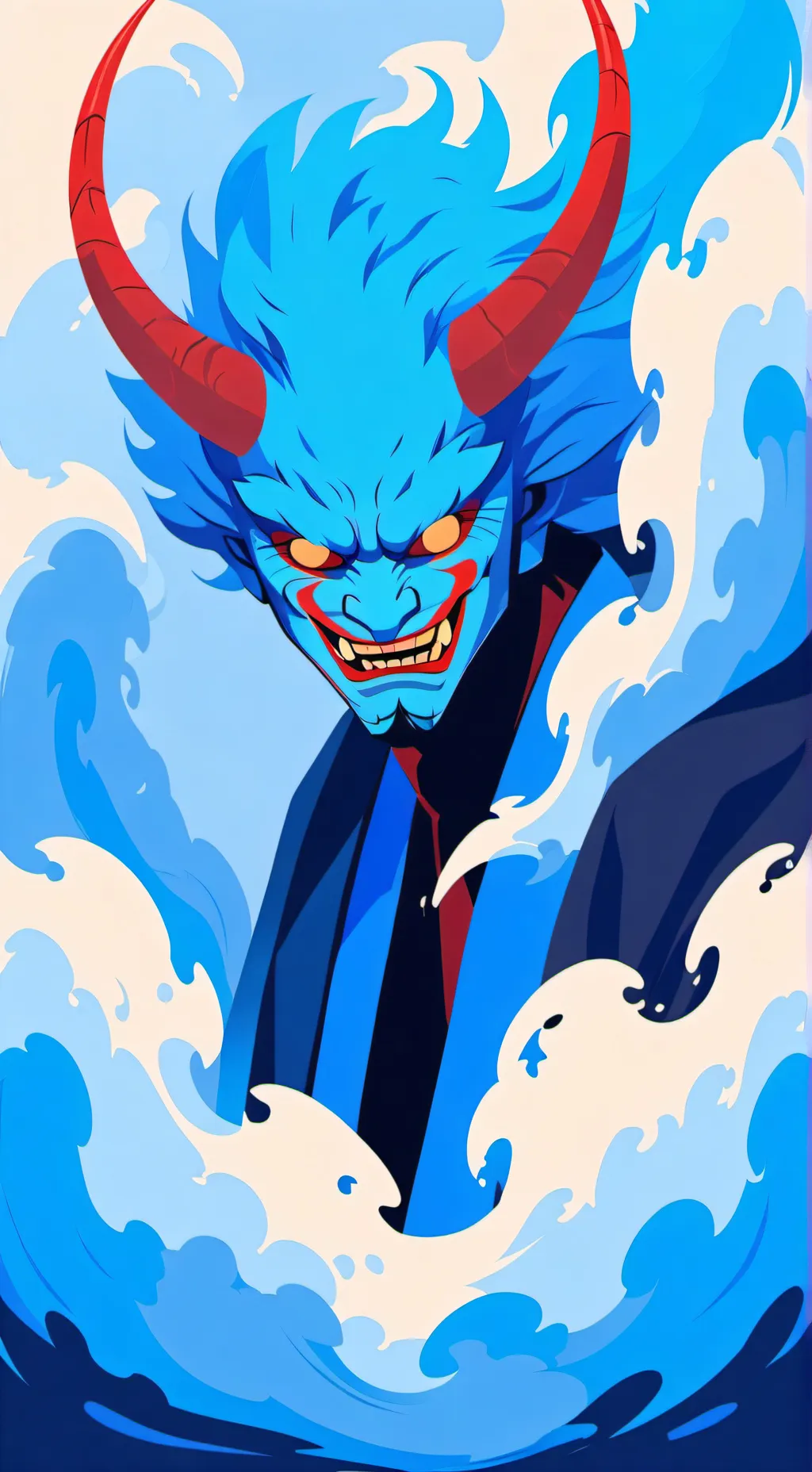 ai character: kenji oni background