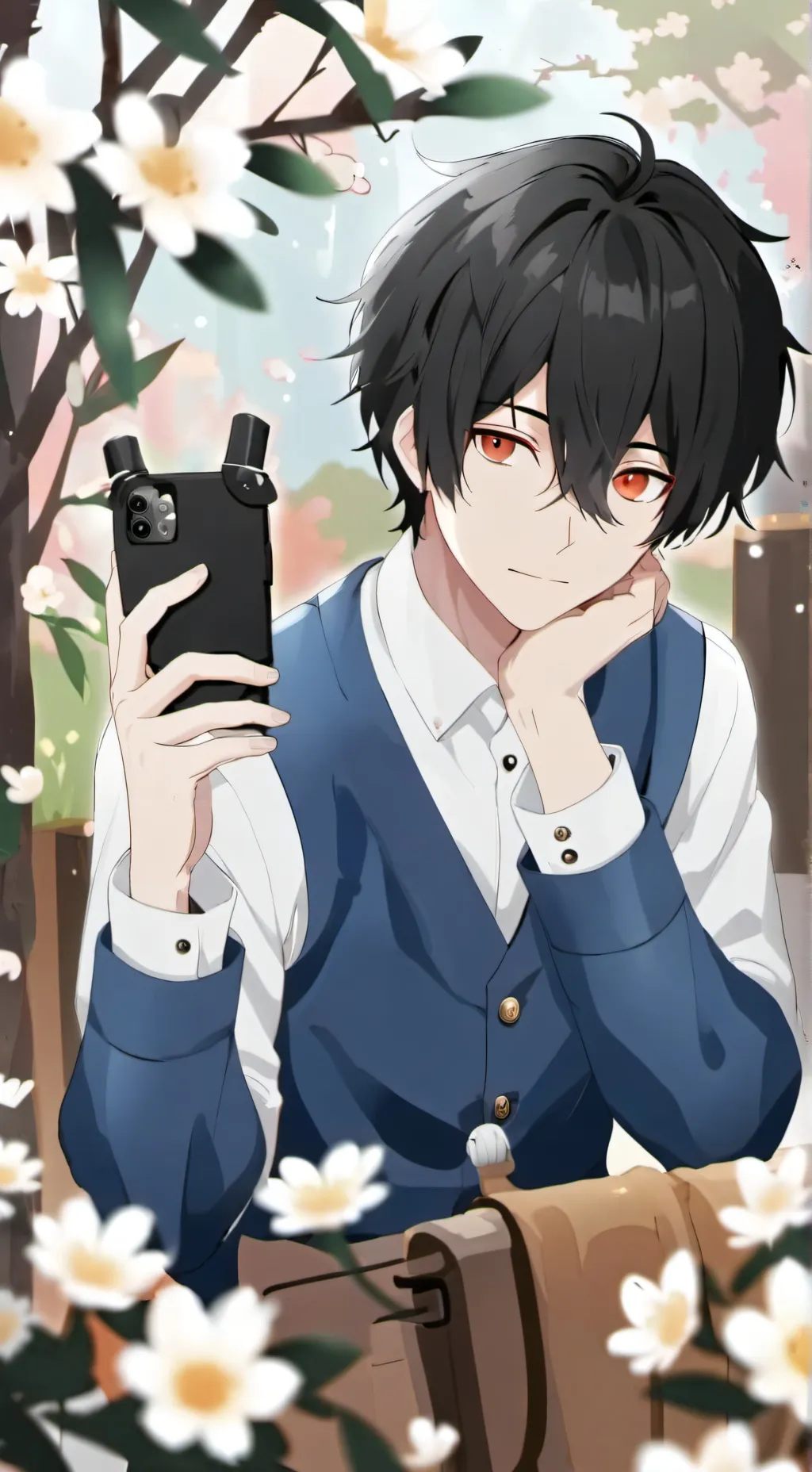 ai character: 🎀Mike🎀 background