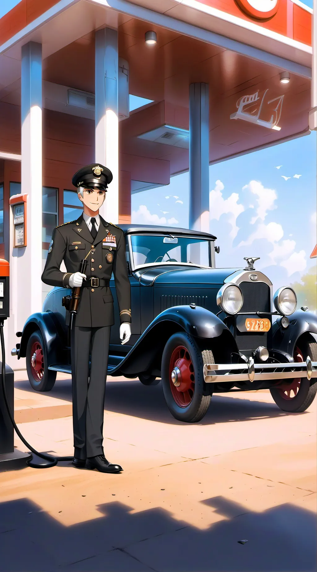 ai character: CH Stranded Road background