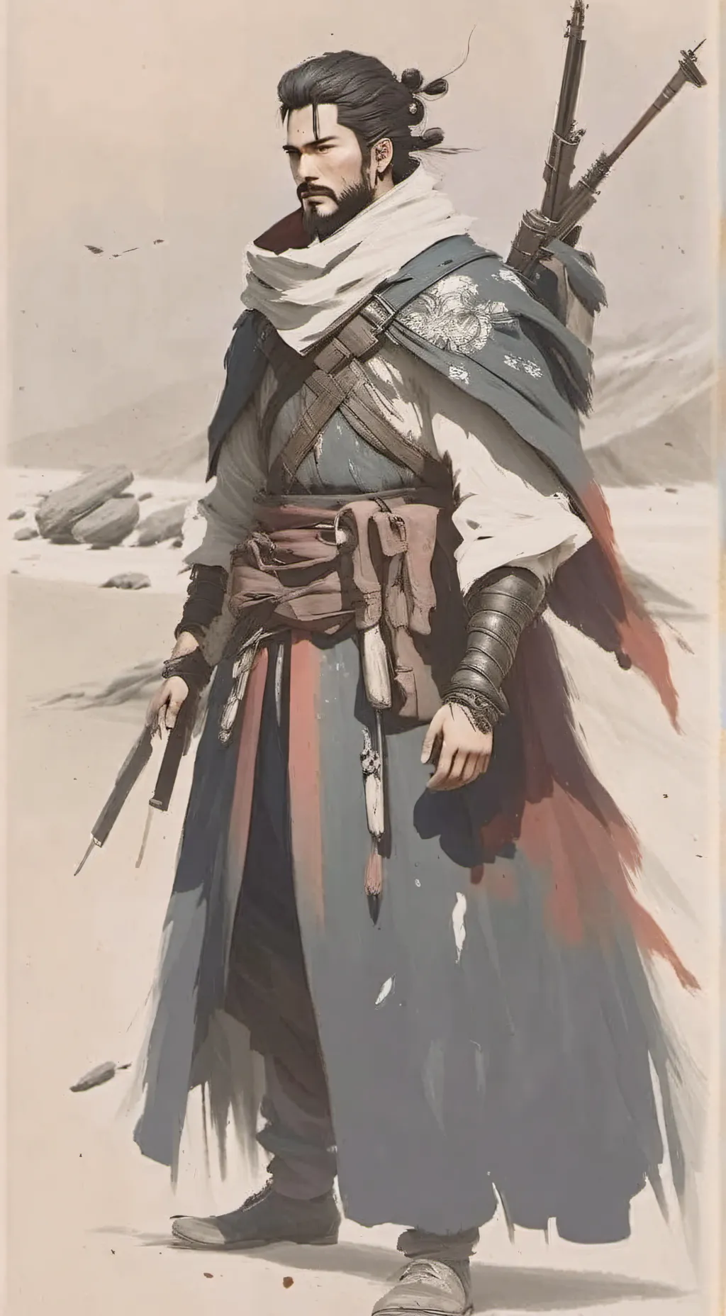 ai character: The story of War background