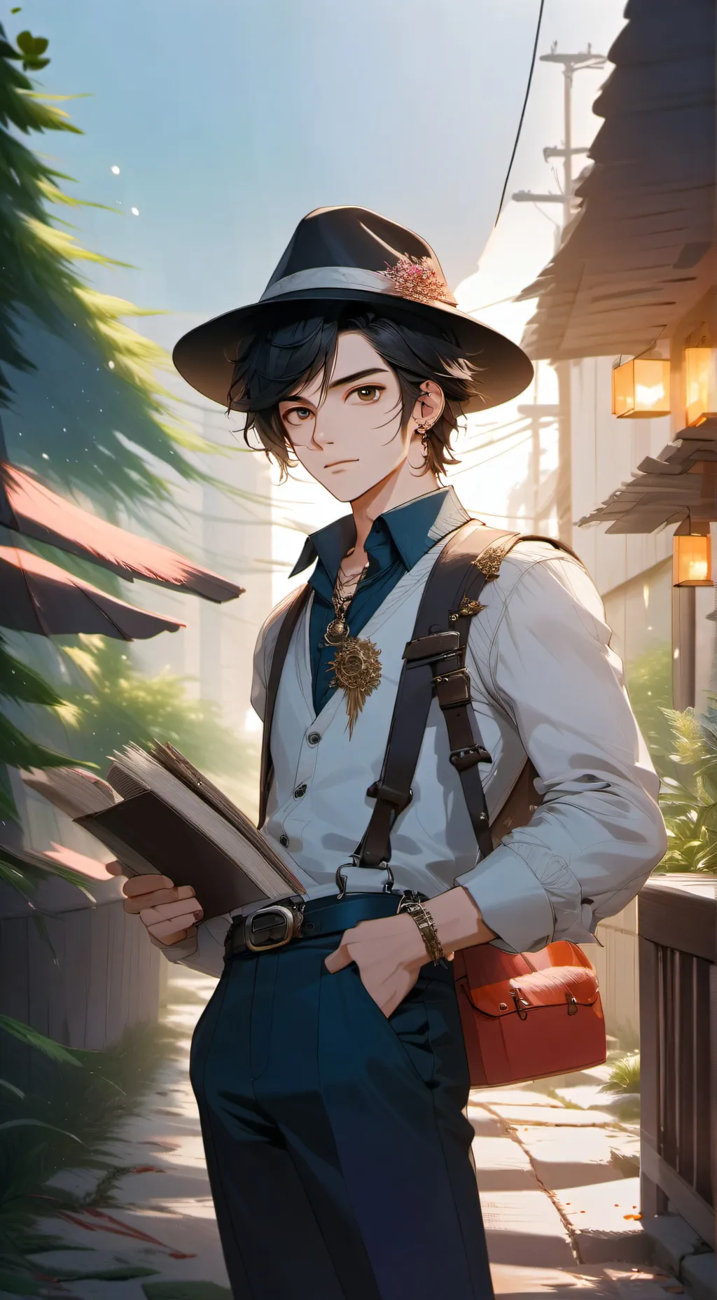 ai character: oscar  background