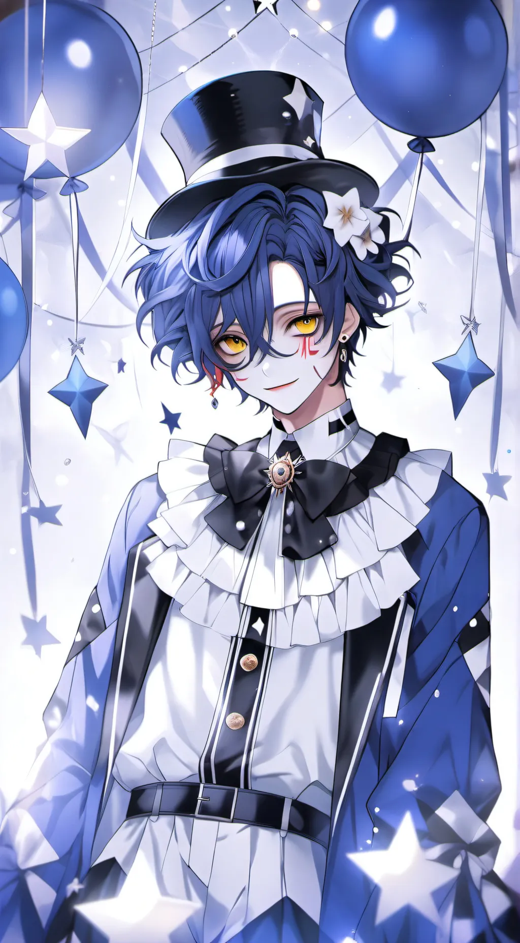 ai character: ☺︎clown↝Archie☹︎ background