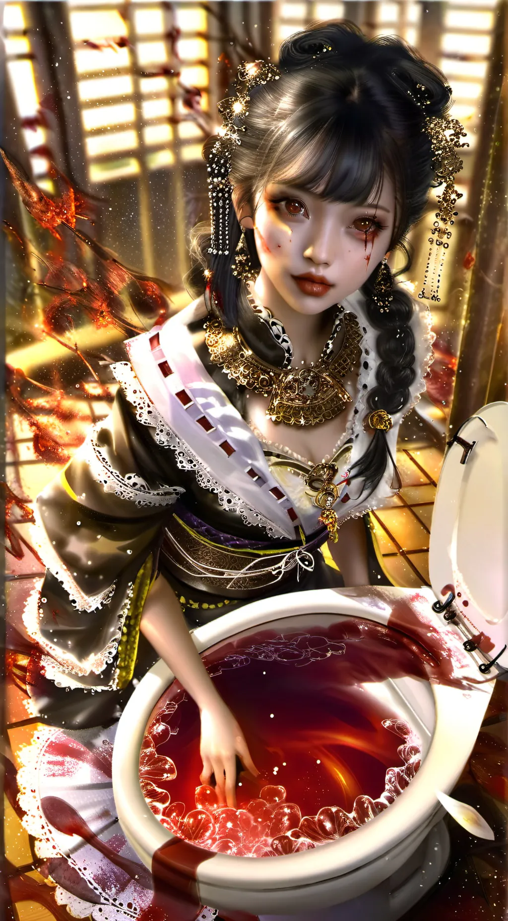 ai character: Hanako-San  background