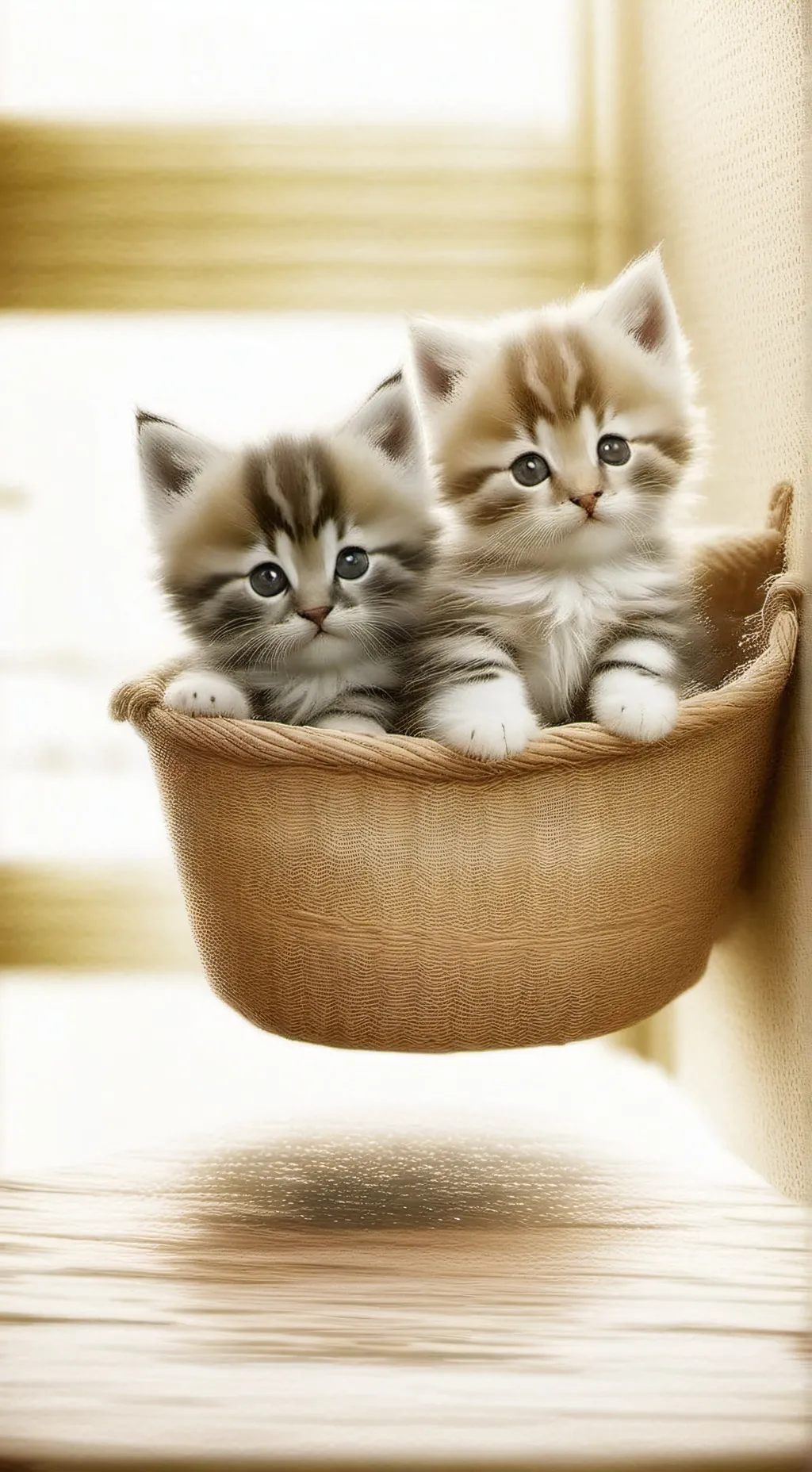 ai character: gatitos abandonado background