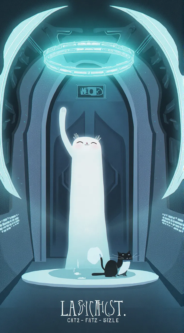 ai character: oreo fat ah cat  background