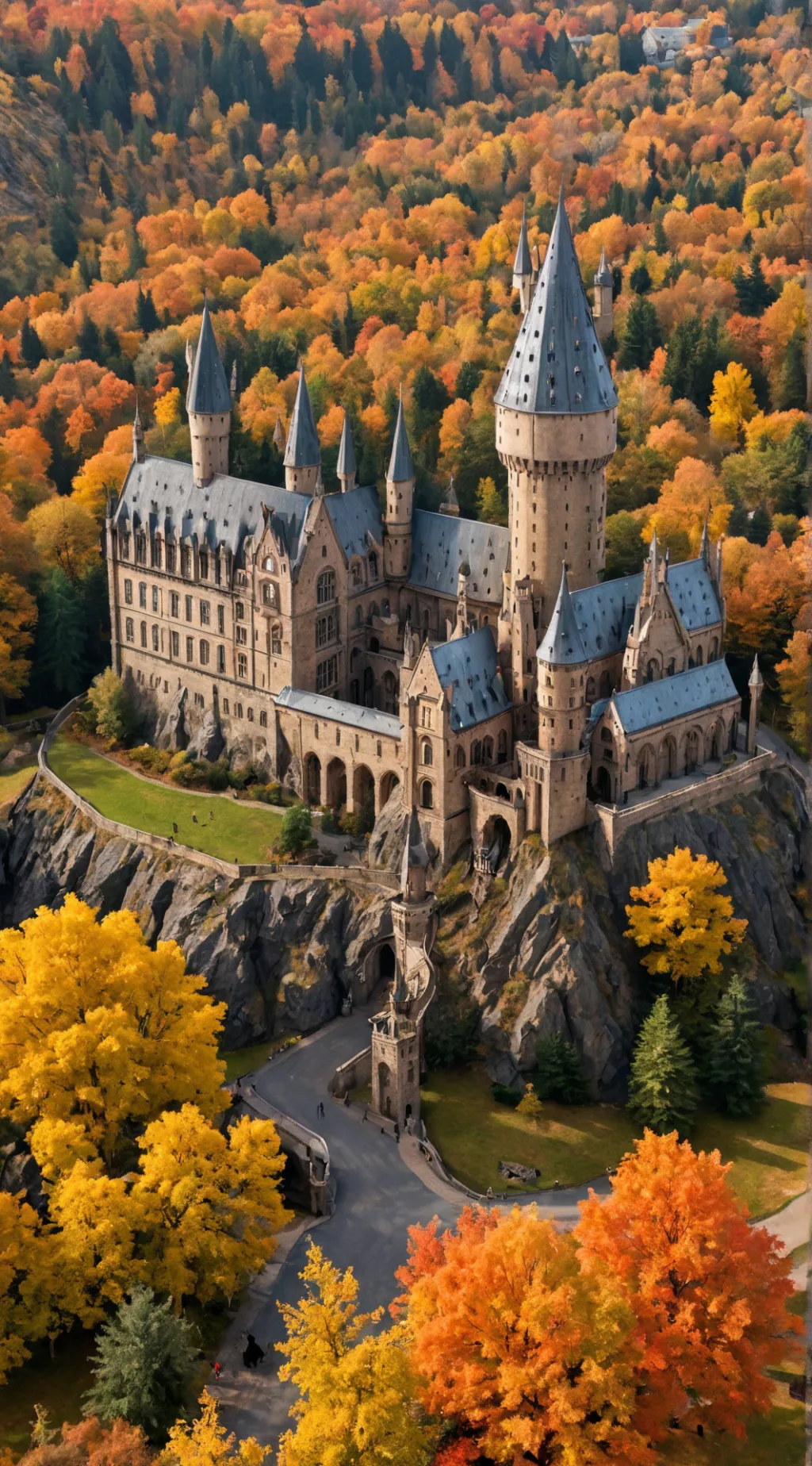ai character: Hogwarts  background