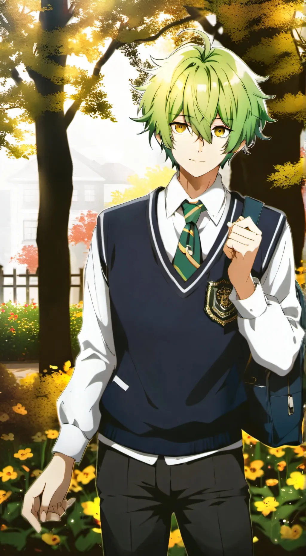 ai character: Deku background