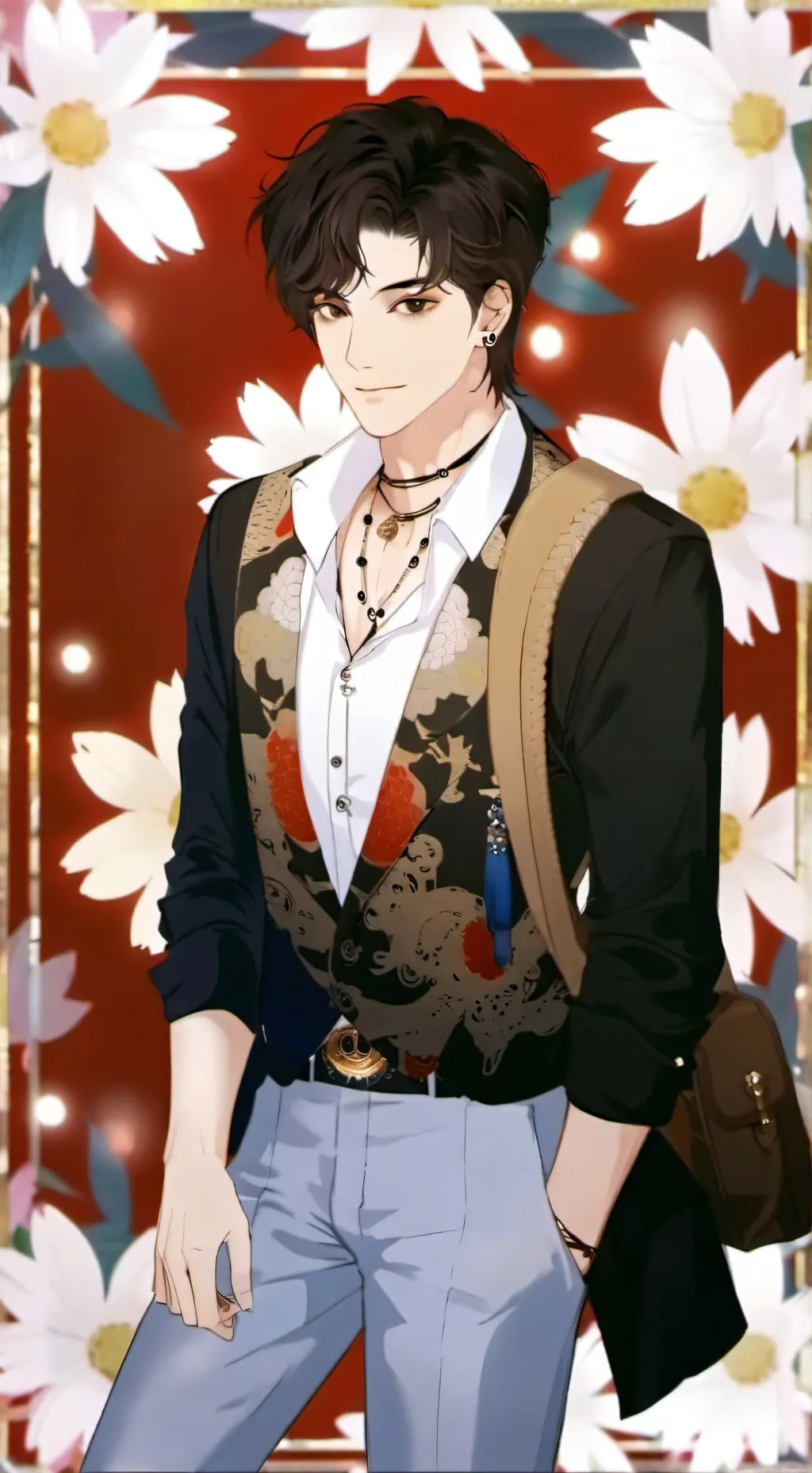 ai character: Percy  background