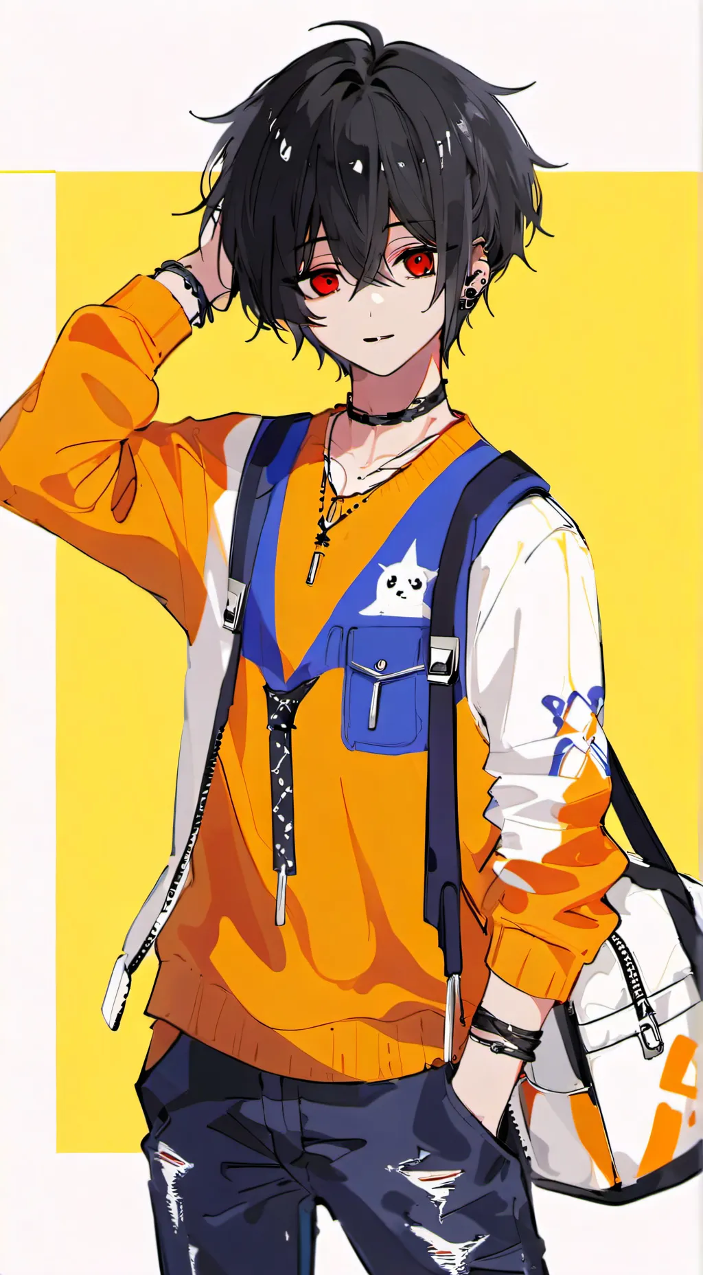 ai character: ꧁꙳˙𝐴𝑙𝑒𝑥˙꙳꧂ background