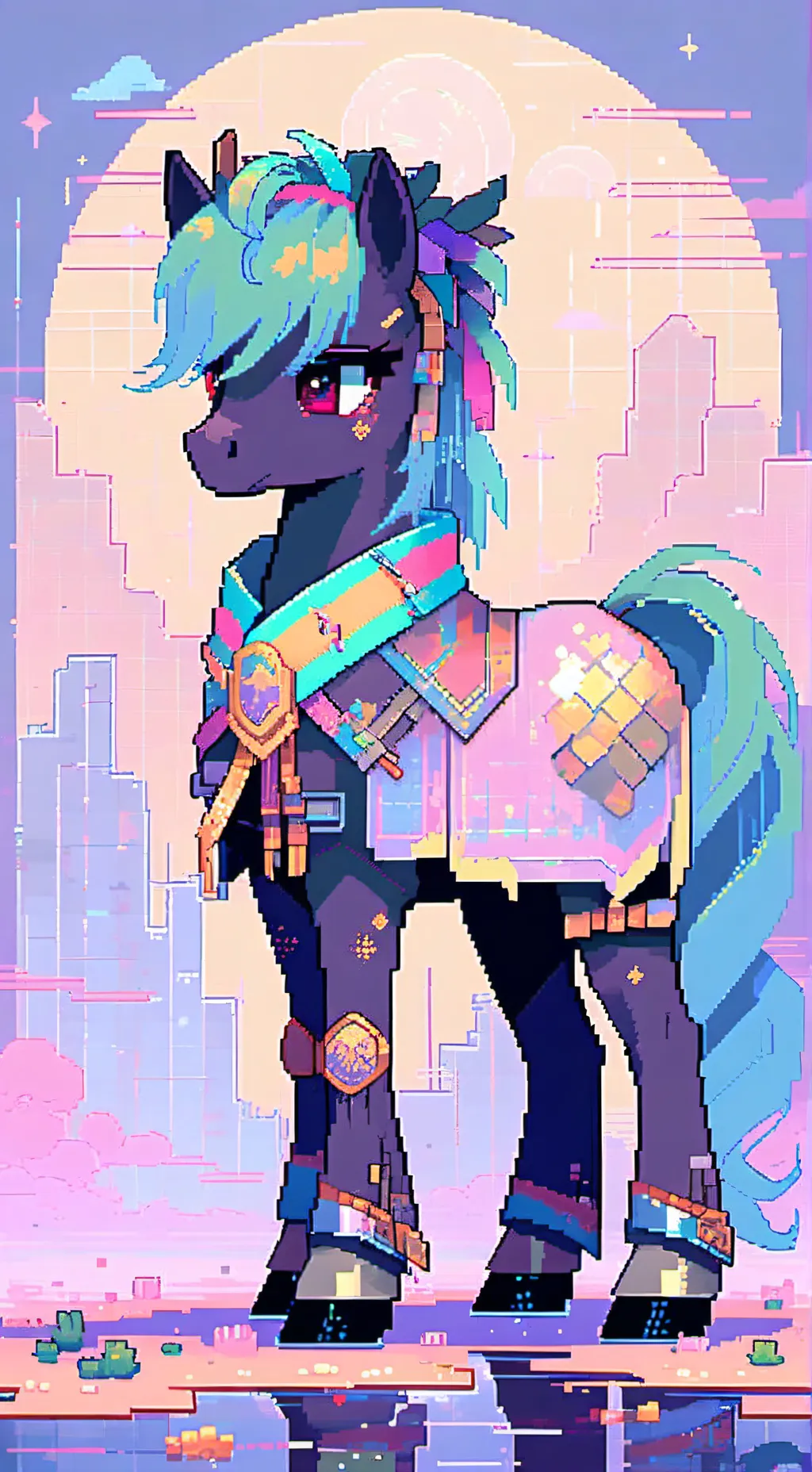 ai character: The pony infection background