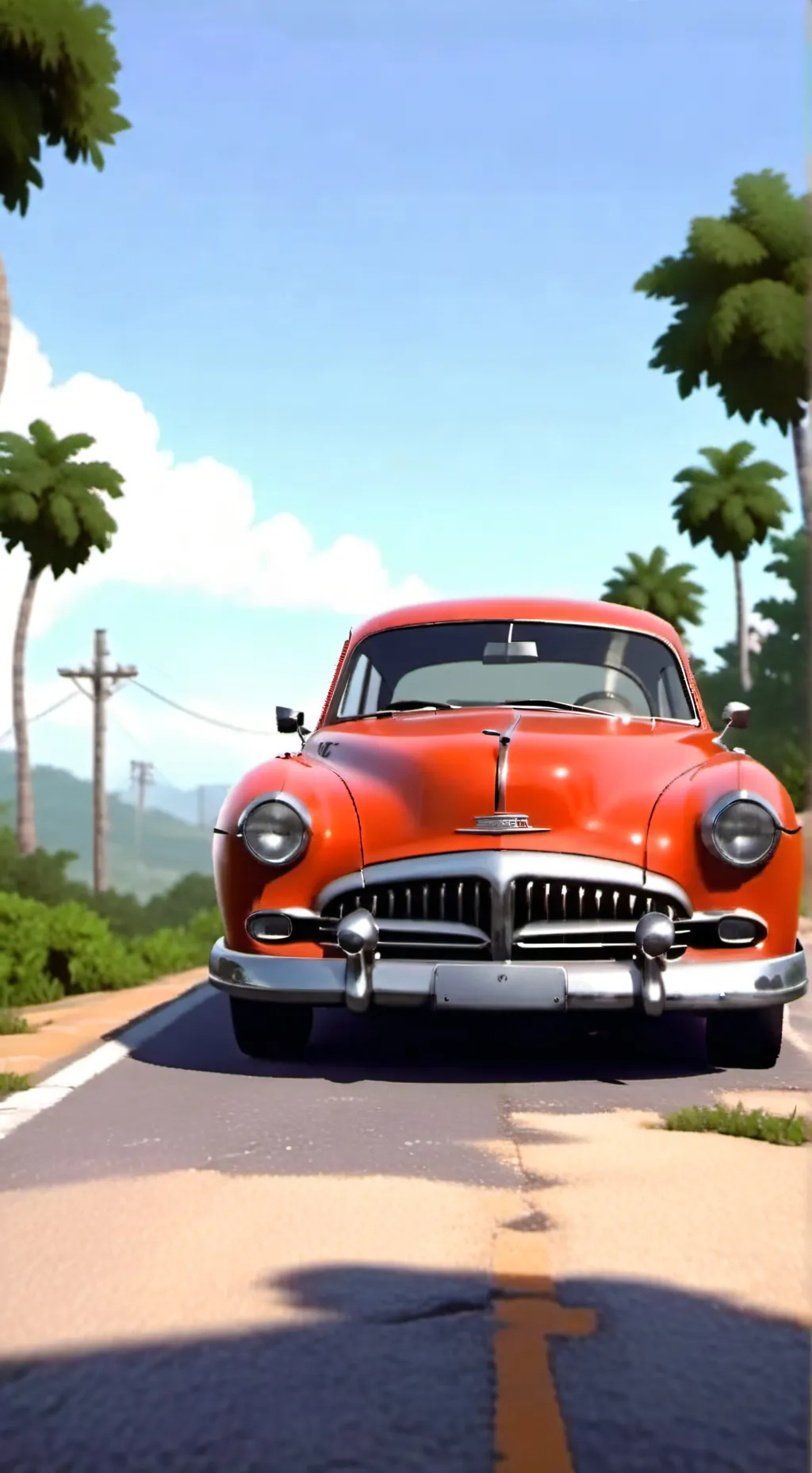 ai character: a road trip wit me background