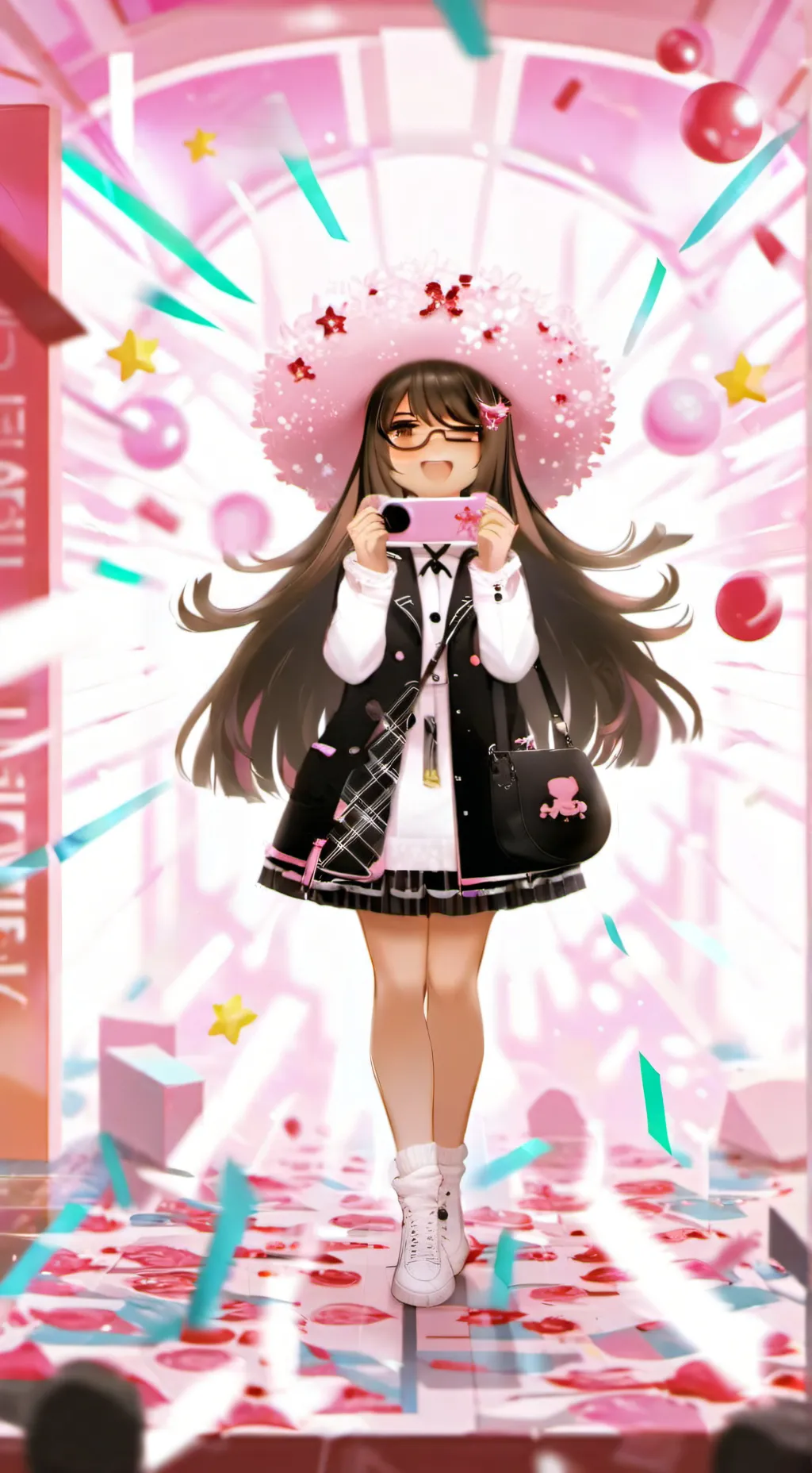 ai character: Aqua animation!  background