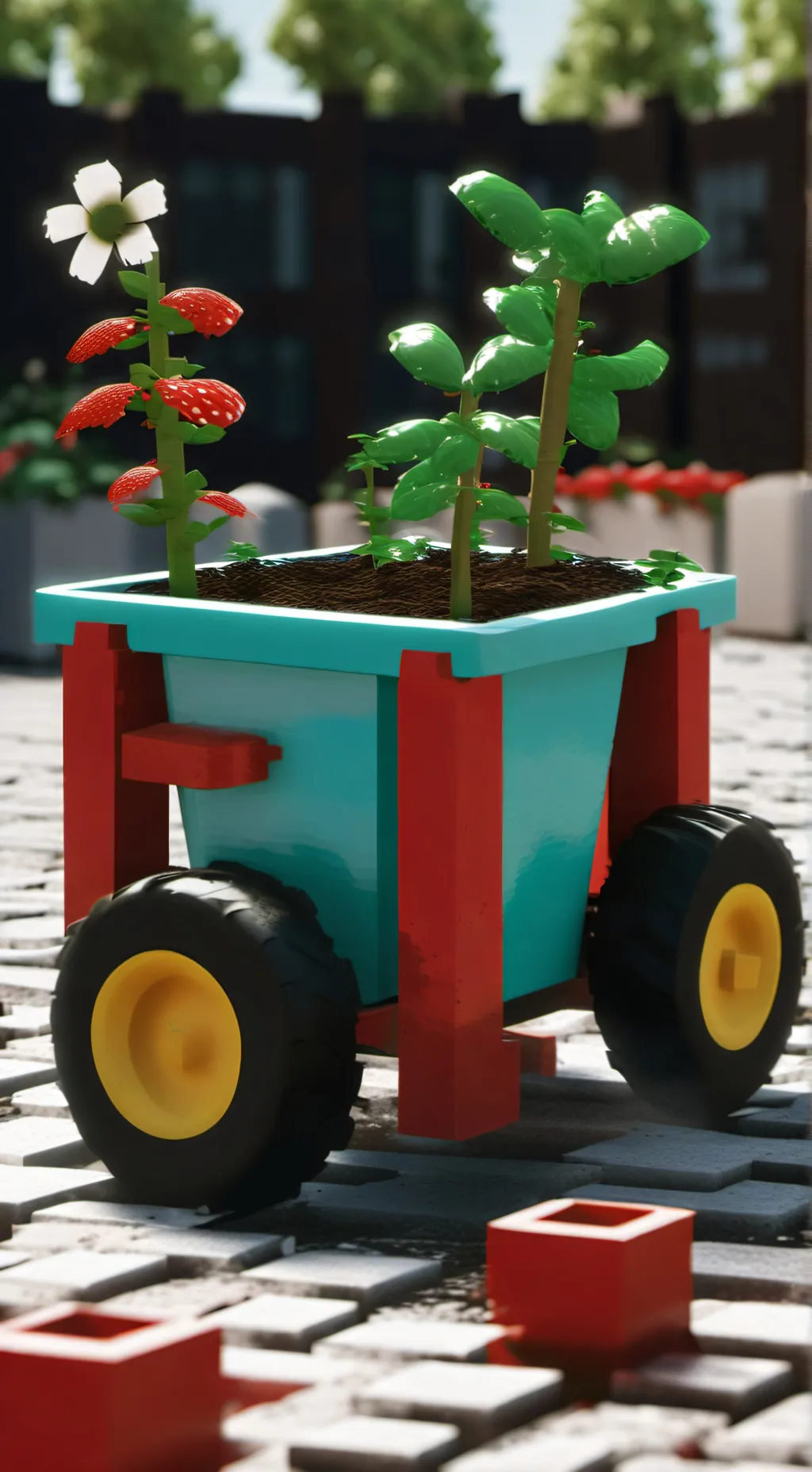 ai character: Grow a garden background
