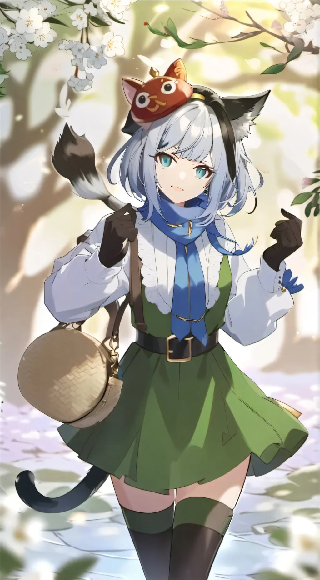 ai character: chica gato background