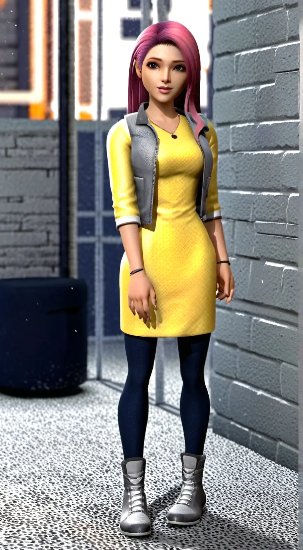 ai character: MLP virus:new day background