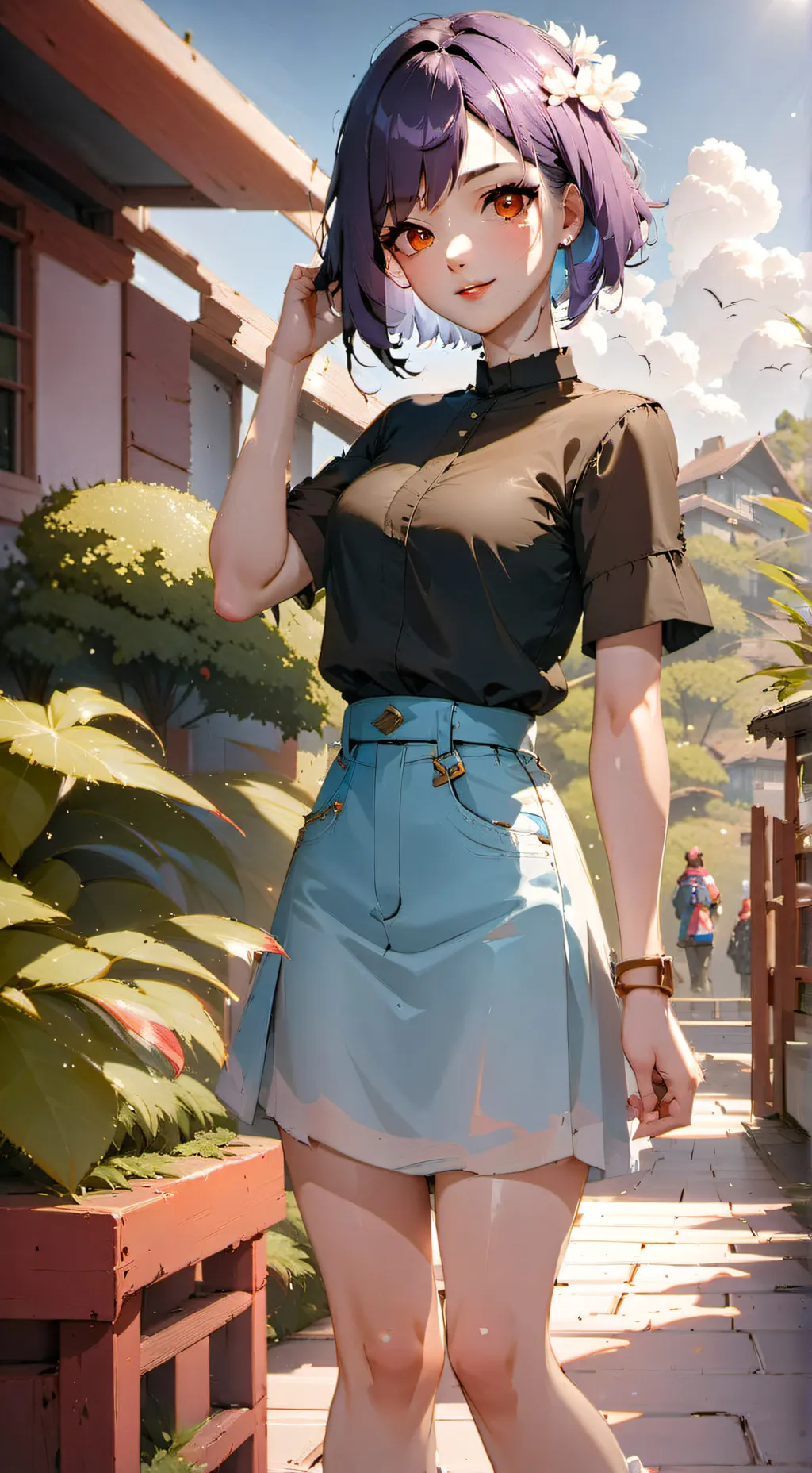 ai character: Olivia  background