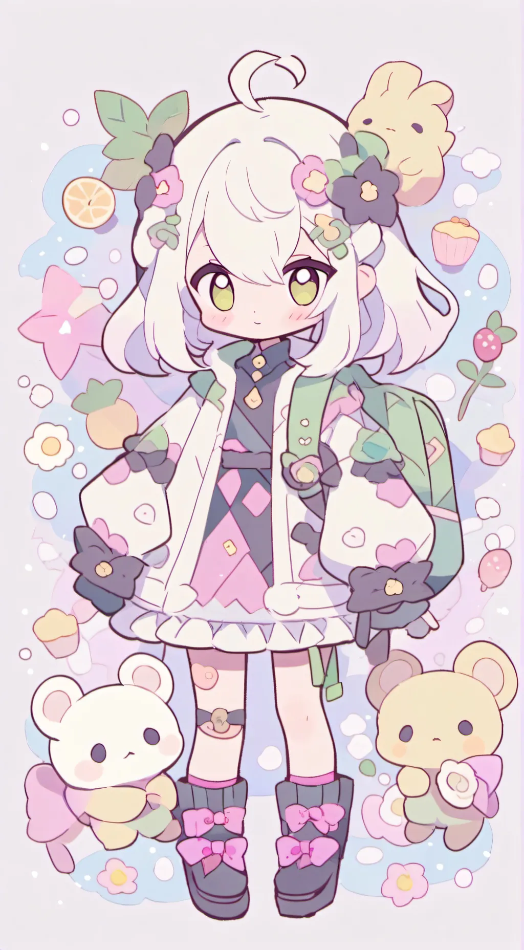 ai character: Scarlett background