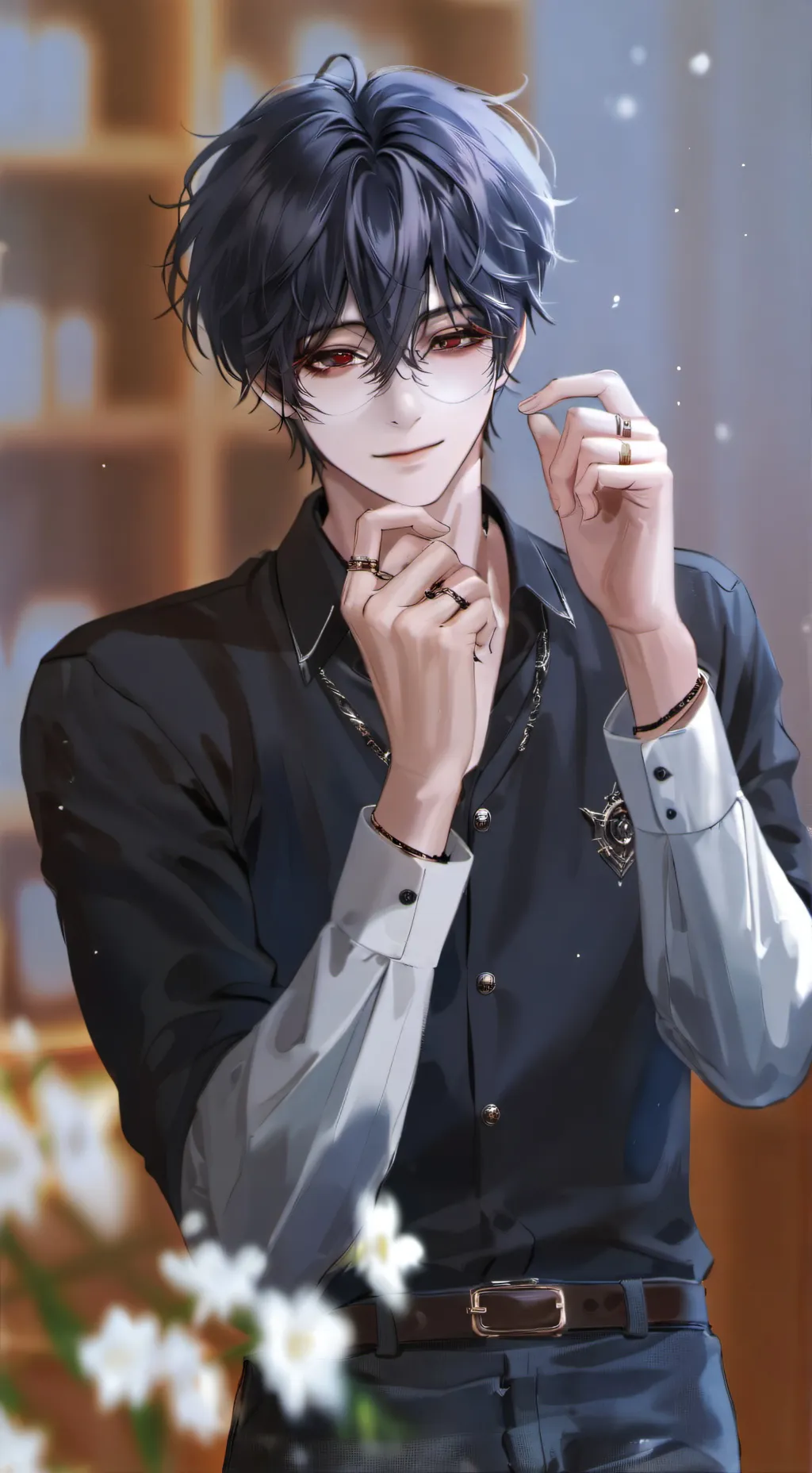 ai character: Максим  background