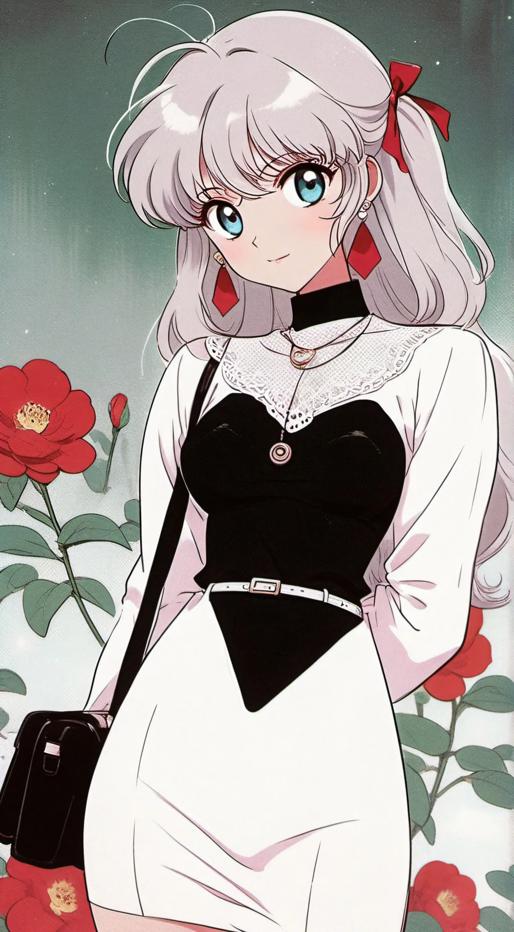 ai character: Luna☺️🤍 background