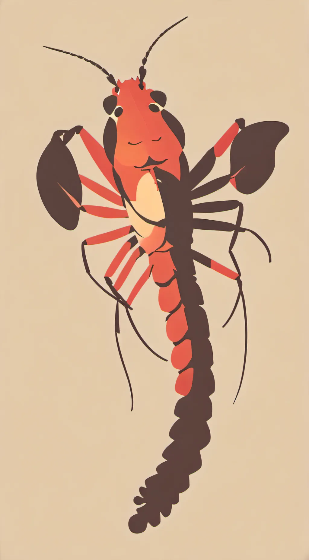 ai character: 🤕..Hurt shrimp..🦐 background