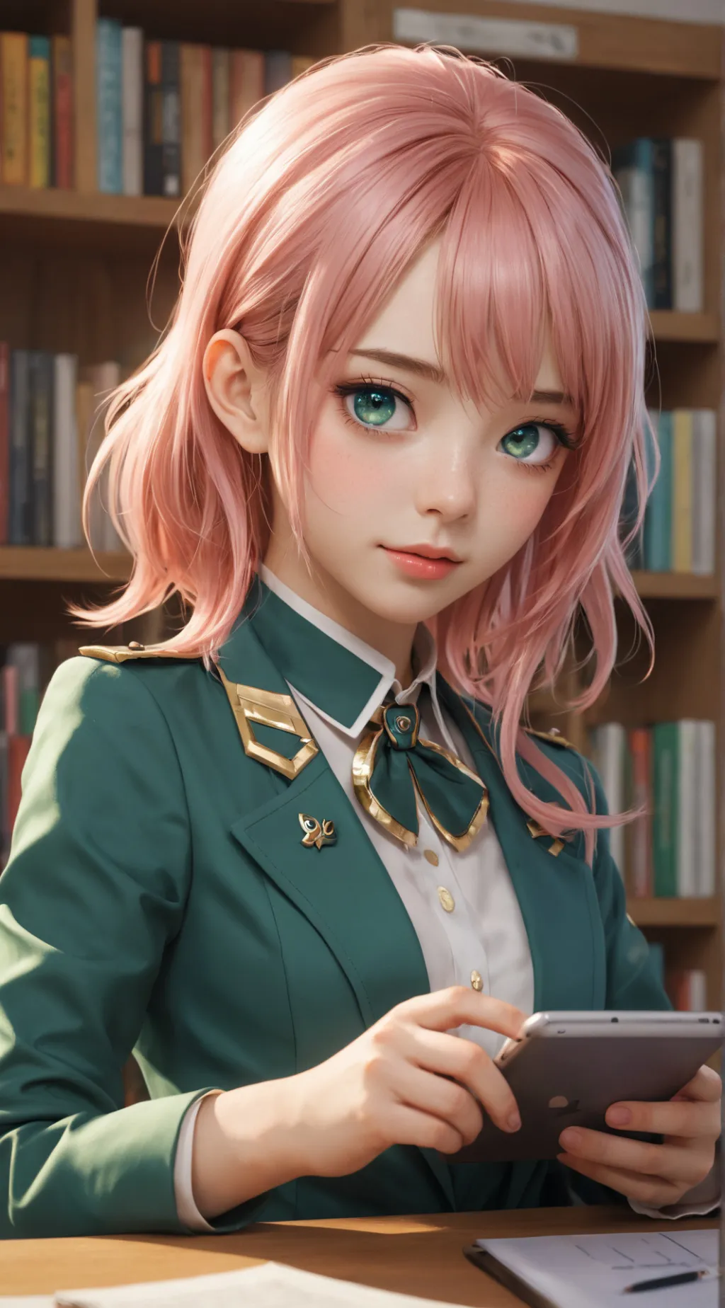 ai character: Охотница  background