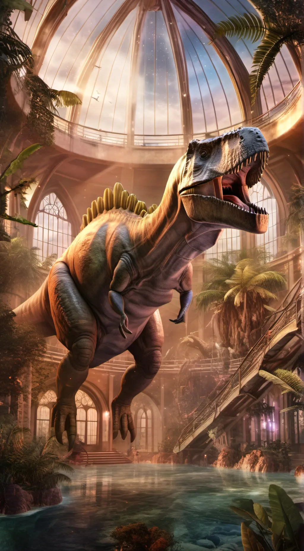 ai character: Prehistoric life background