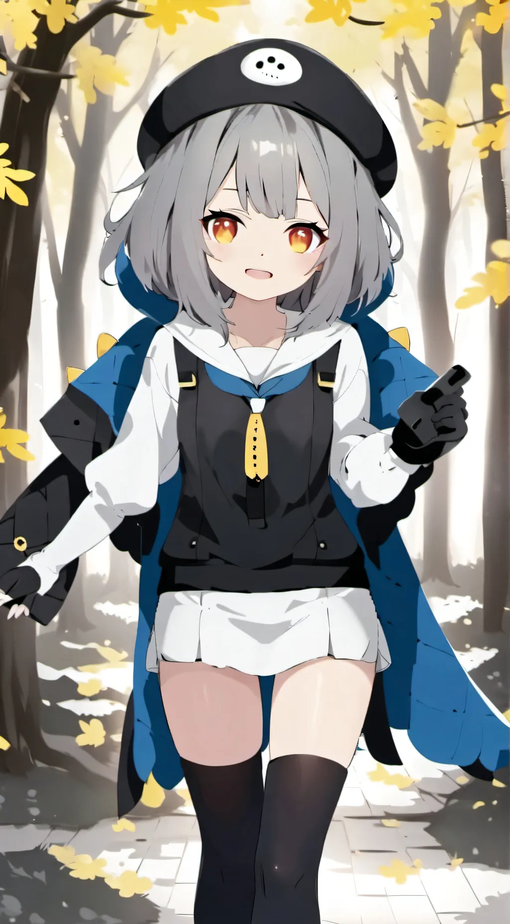 ai character: Maki  background