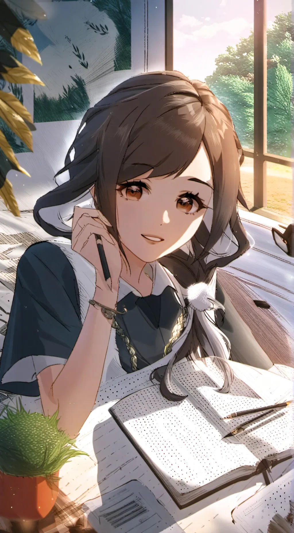 ai character: Peyton  background