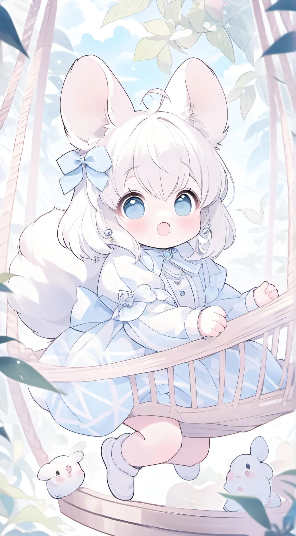 ai character: Luna background