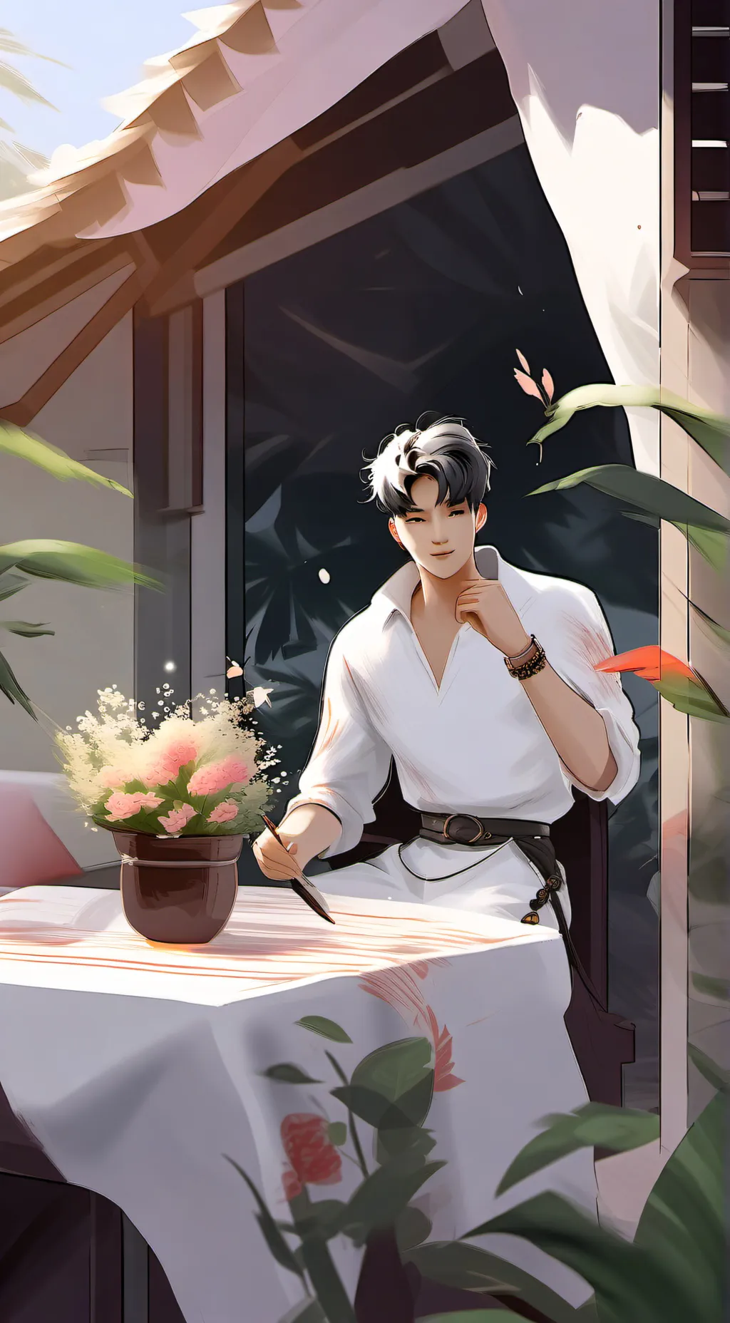 ai character: saja boys background