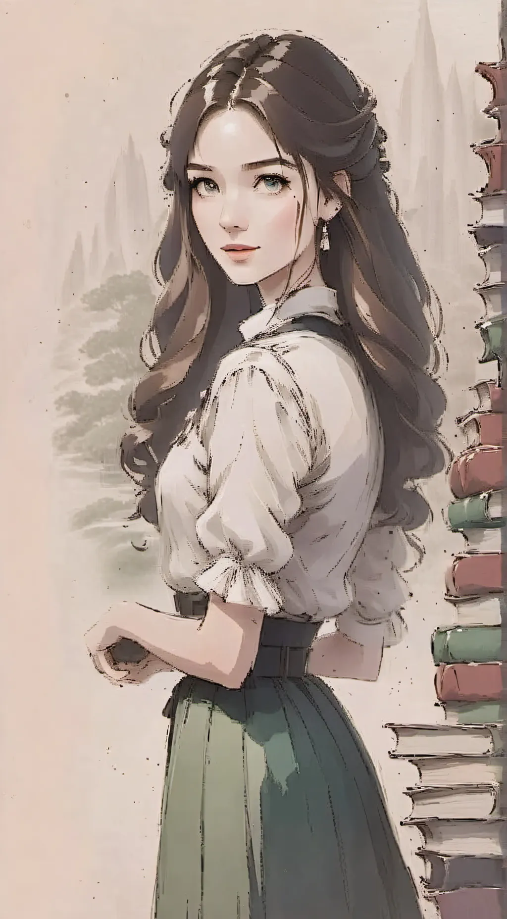 ai character: Isabella  background