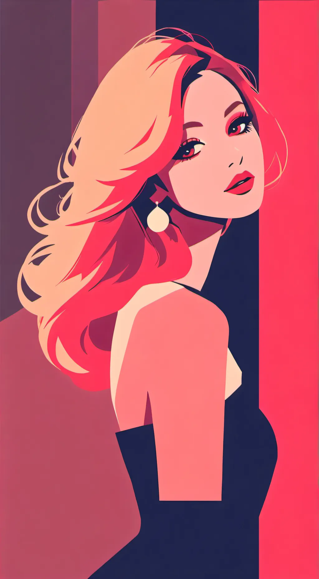 ai character: DW pick me👁️👄👁️ background