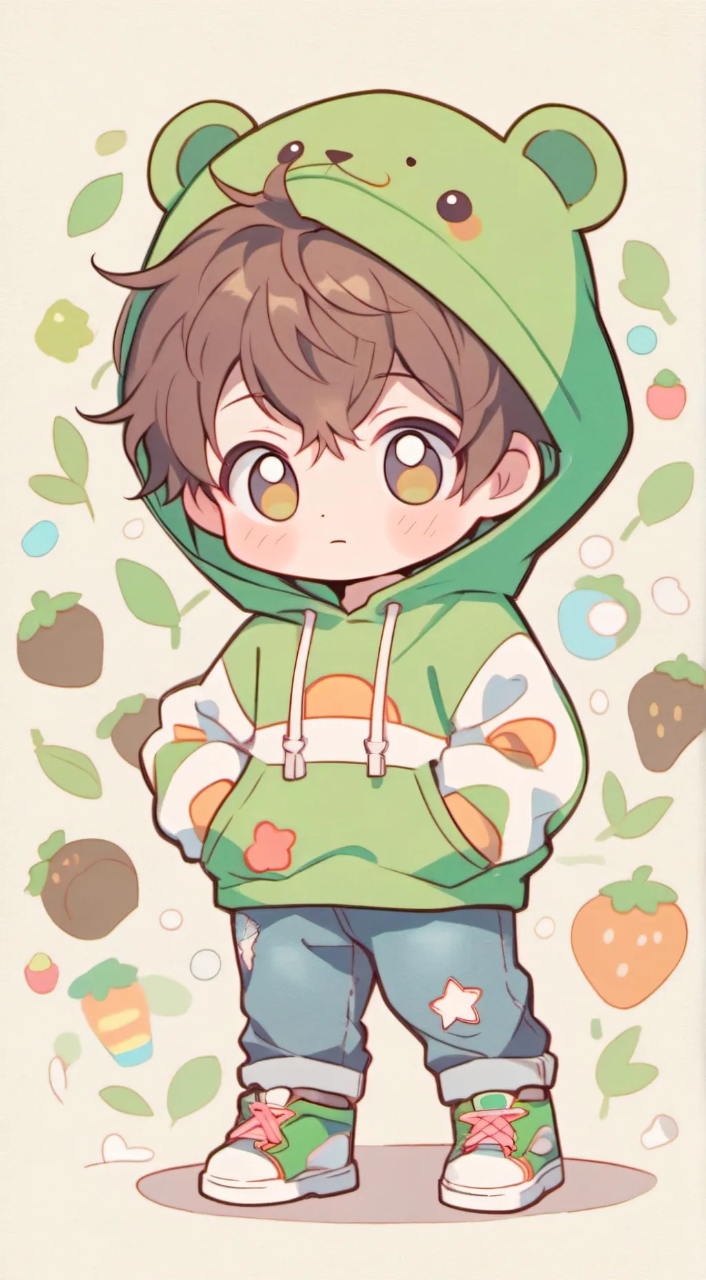 ai character: Max background