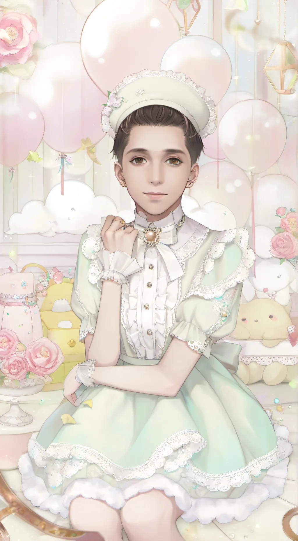 ai character: Тима background