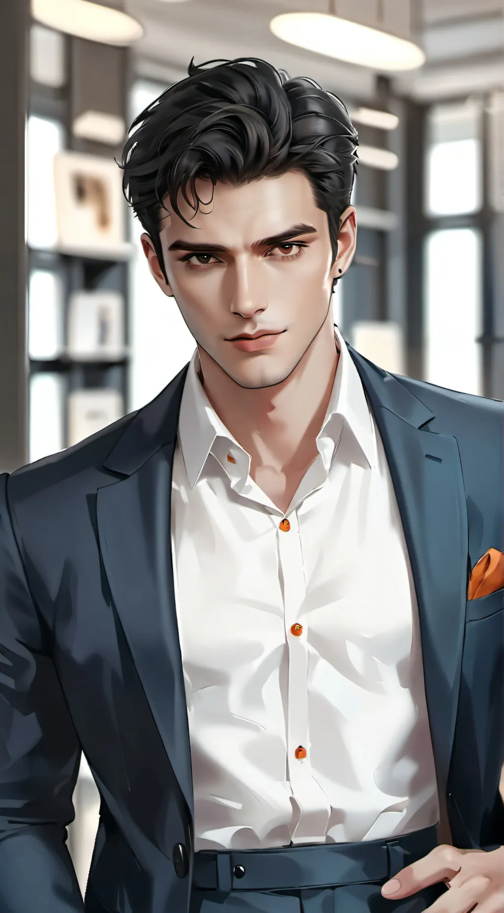 ai character: Charles background