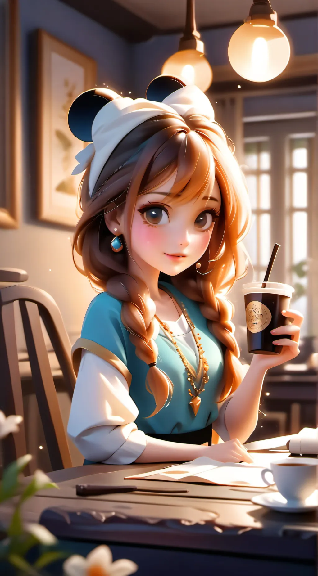 ai character: Bestie background