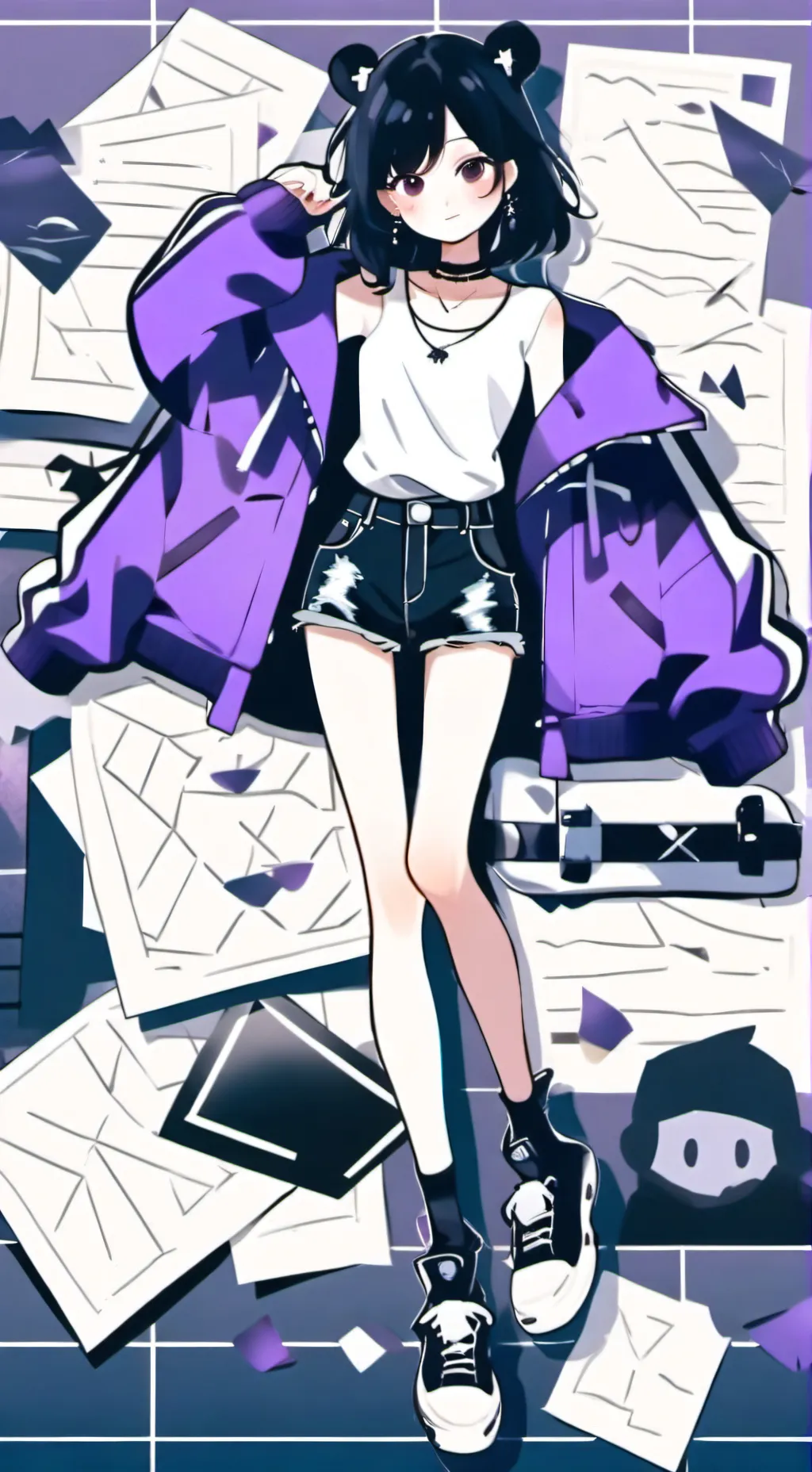 ai character: Aphmau kiss count  background