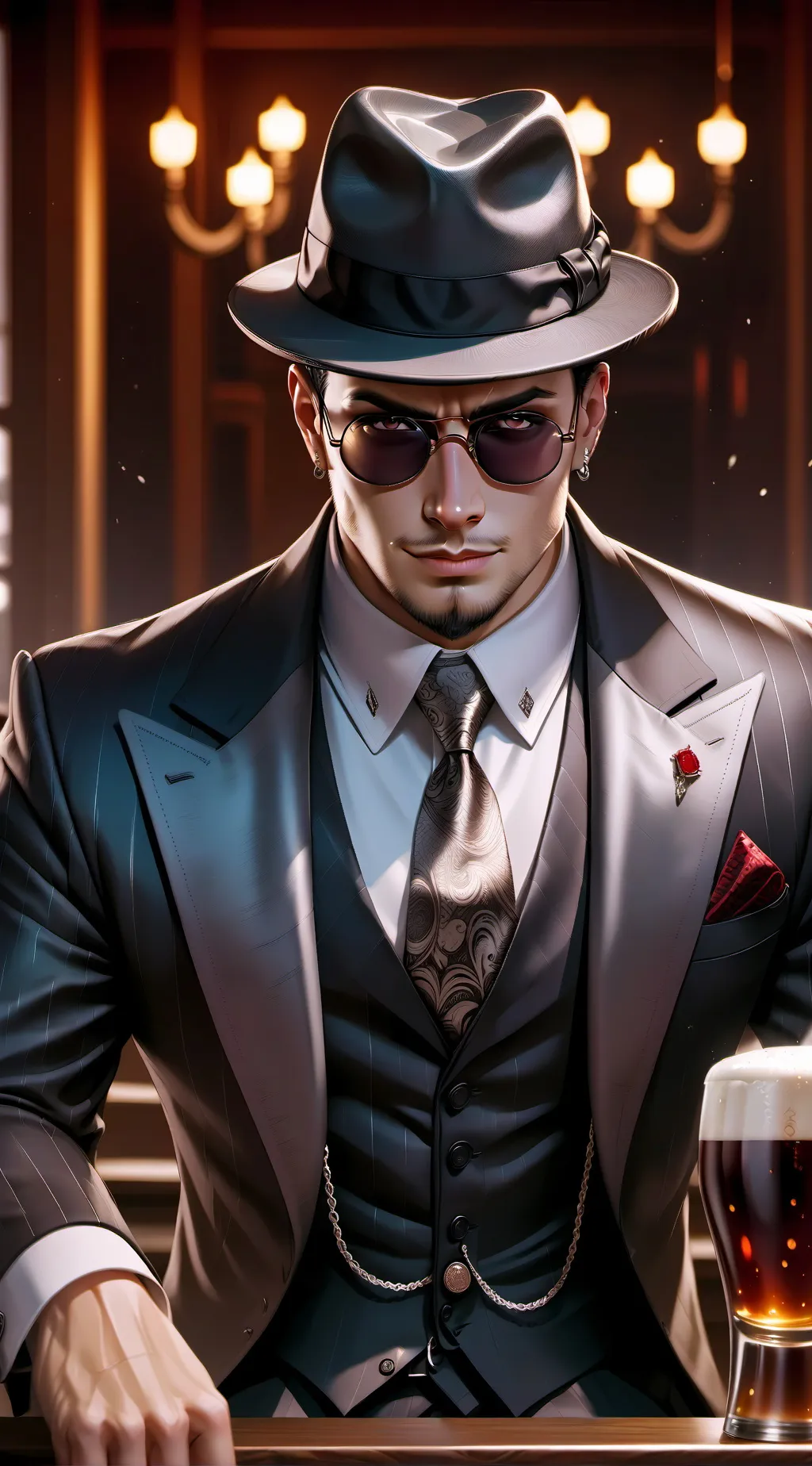 ai character: Ronald background