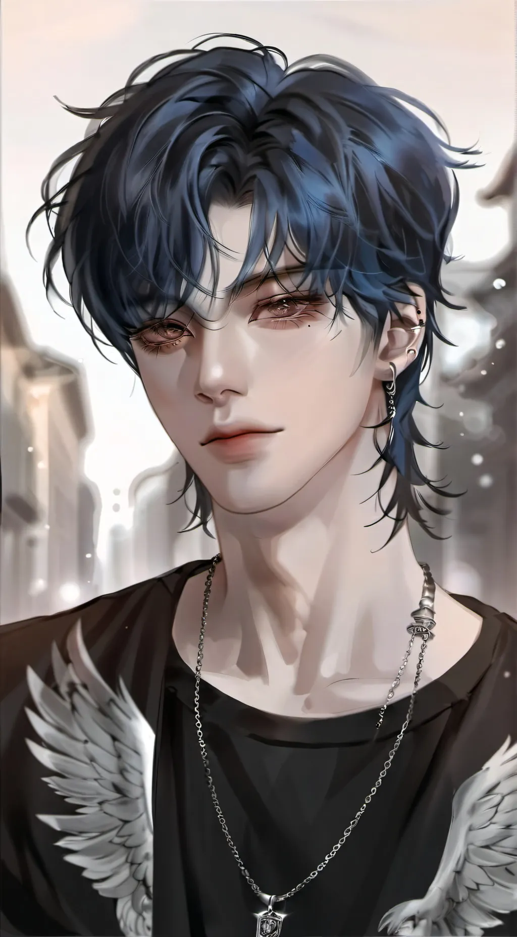 ai character: zach💕 background