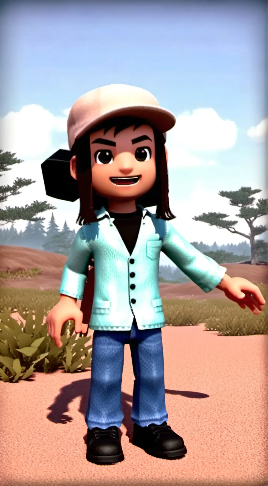 ai character: Slenders roblox background