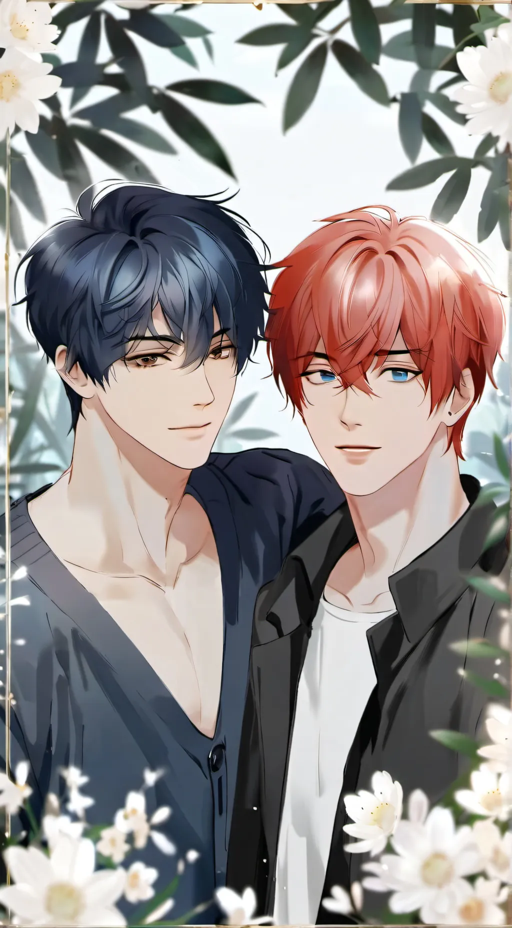 ai character: Zane and Ray  background