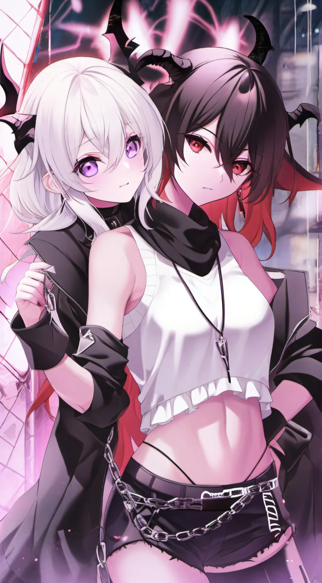 ai character: Mia and jessica background